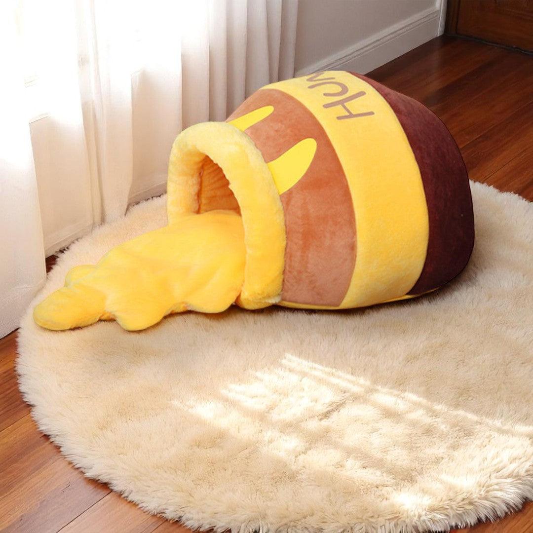 Honey Jar Cat Cave Bed 